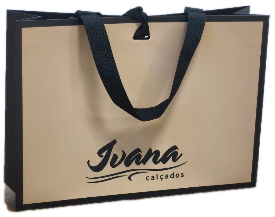 Sacola personalizada para loja de calçados